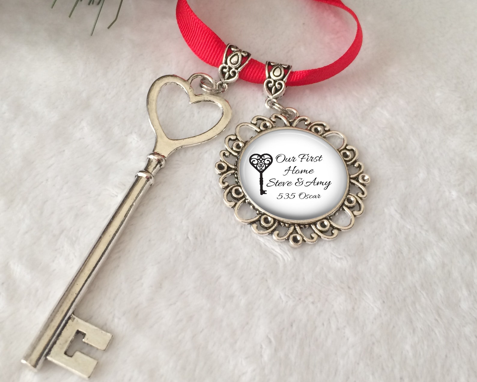 Our First House Christmas Ornament PERSONALIZED Ornament Etsy