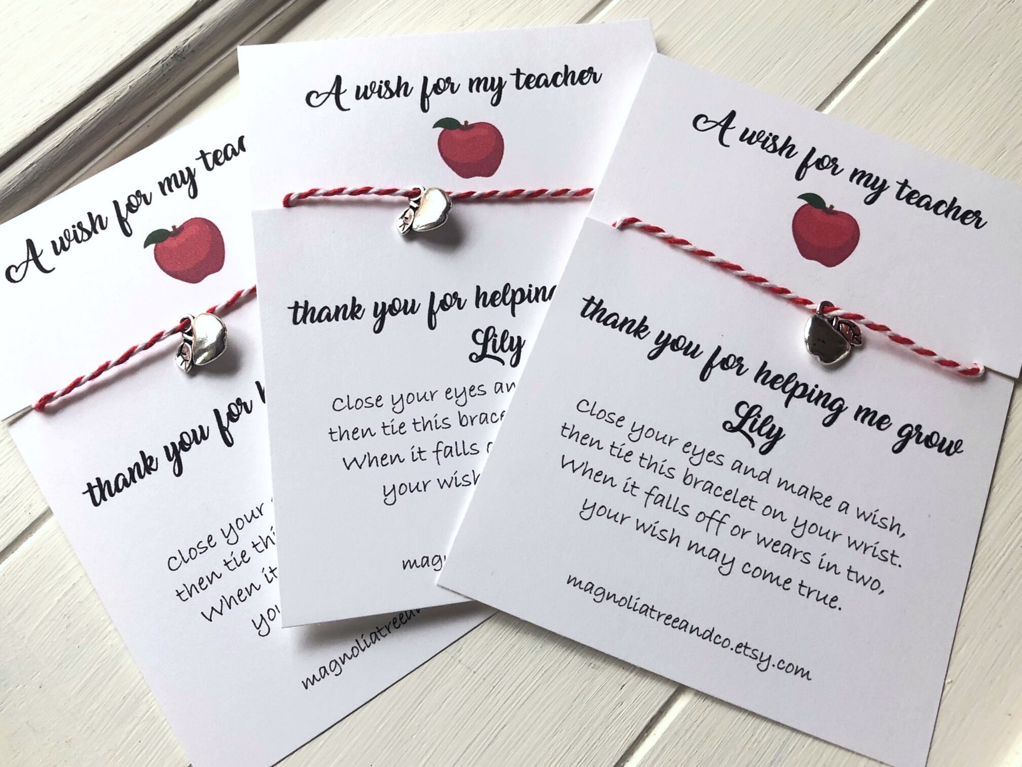 Buy Teacher Appreciation Gifts Ideas, Teacher Bracelet Gift, Teacher Thank  You Gift Retirement Gift for Educator, Gift for Teacher Friends Online in  India - Etsy