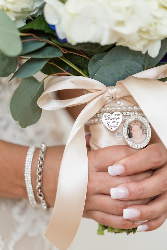 Wedding Flowers Picture Charm For Bridal Bouquet Bridal Bouquet