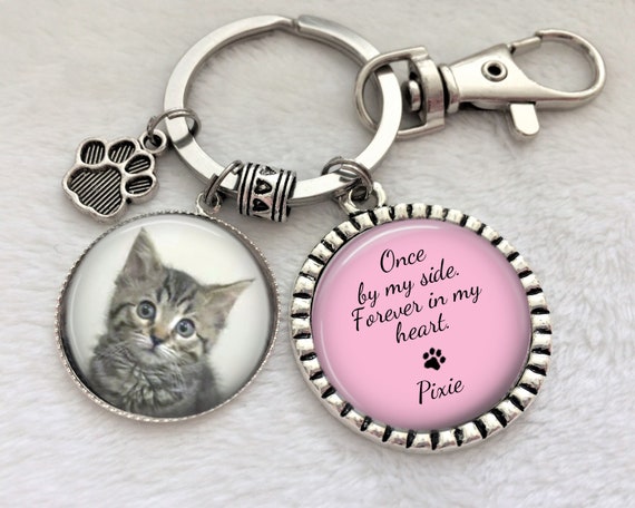 Ciondolo Argento 925 Memoriale Cane/gatto - Forever In My Heart Con Zampa