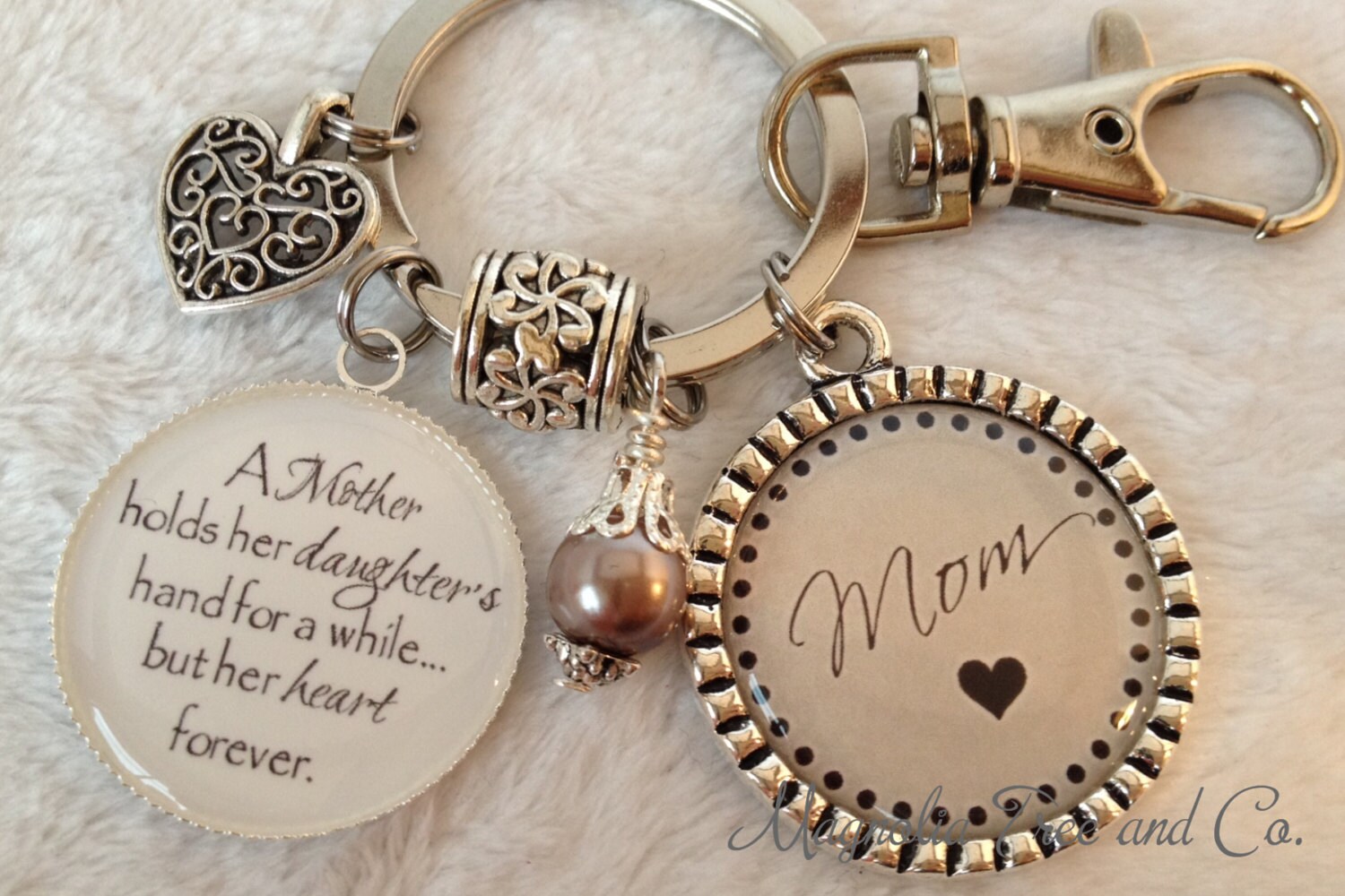 Key chain for Mom, Personalized gift for Grandma, Nana or Mimi, Jewel…