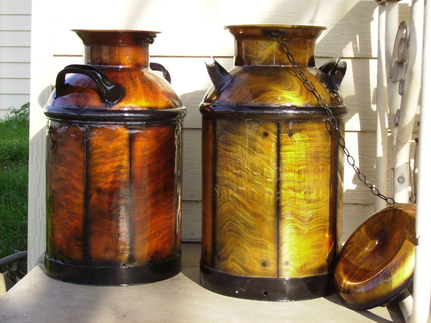 Decorative milk can Etsy