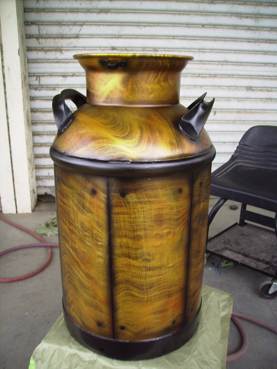 Decorative milk can Etsy