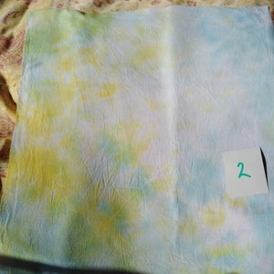 50 cm x 50 cm AIDA 14ct TINTA A MANO, 4 colori tra cui scegliere Verde acqua/giallo. Baby Pink o Blue Ideale per la creazione di biglietti