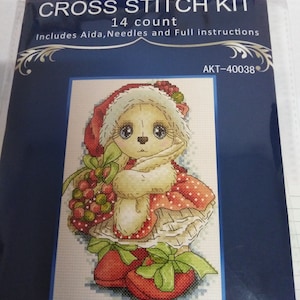 Fruit Picker is a small 14 count cross stitch kit