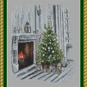 CHRISTMAS TREE is a14 count cross stitch pdf pattern/chart  for Dmc  Threads