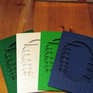 NIEUWE KLEUR TOEGEVOEGD Dit zijn paskaarten. Kies de kleur die ideaal is voor die speciale kerstboodschap