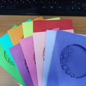NOUVELLE DÉCOUPE Ce sont des cartes d'essai, choisissez votre couleur idéale pour ce message spécial de Noël au point de croix