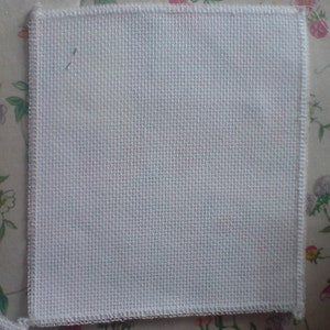 In confezioni da 6 AIDA/tessuto a punto croce QUADRATI 13"X 13" 14ct o tutto bordato per punto croce, ideale per realizzare biglietti