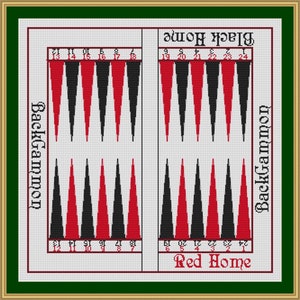May include: A black and red backgammon board with the numbers 1 through 24 printed on the board. The text "Black Home" is printed at the top of the board and "Red Home" is printed at the bottom of the board.