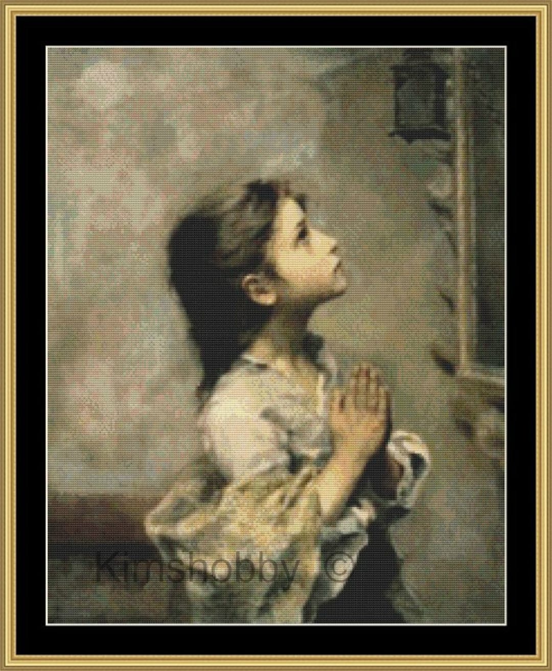 THE GIRL by Roberto Ferruzzi is a Cross Stitch PDF Pattern / Etsy