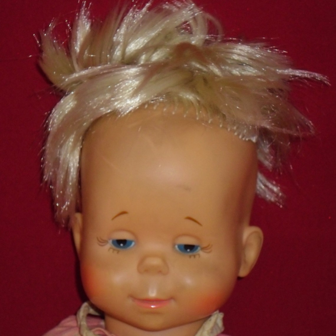Vintage 60's I Talk Drowsy baby doll poor condition Etsy