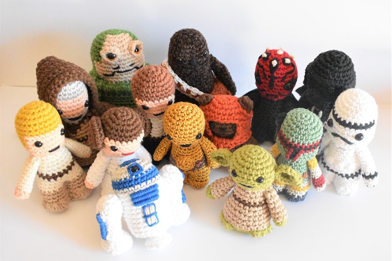 Star Wars Inspired Amigurumi. 14 Crocheted Star Wars Etsy