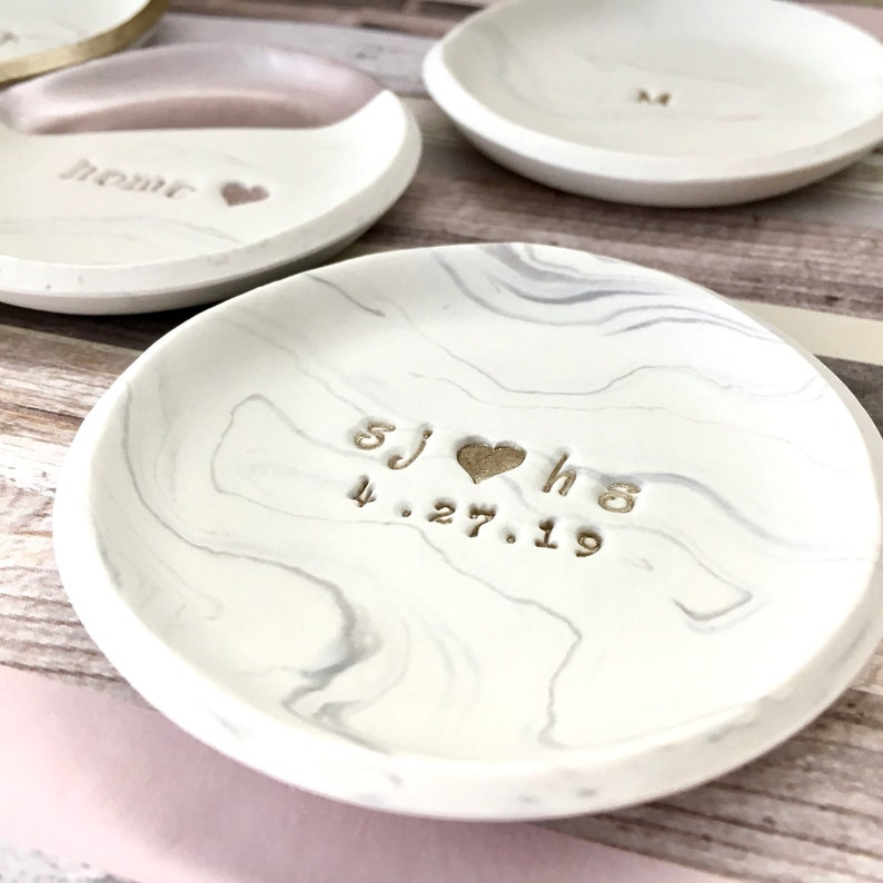 Engagement Ring Dish Personalized Ring Dish Wedding Ring Etsy