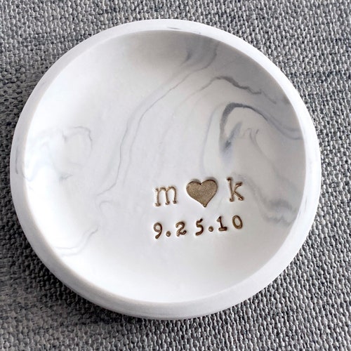 Personalized Engagement Ring Dish Wedding Ring Dish Holder Etsy