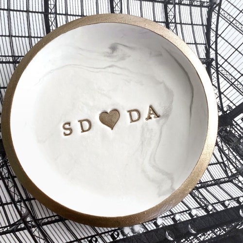 Personalized Wedding Gift Ring Dish Bridesmaid Gift Etsy