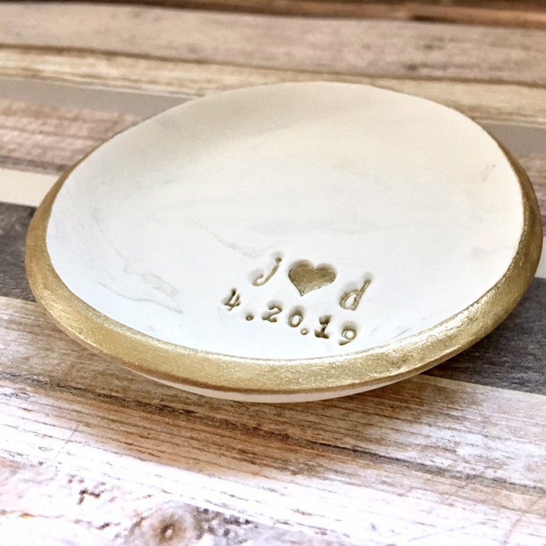Personalized Ring Dish Wedding Ring Holder Personalized Etsy