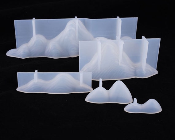 5Pcs Large Silicone Flower Coaster Resin Casting Molds Kit Epoxy Resin Art  Craft