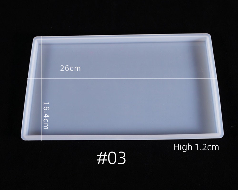 Large Rectangle Epoxy Resin Mold Irregular Tray Large Silicone Mold for  Resin Rack Tray Home Decoration DIY Craft Making