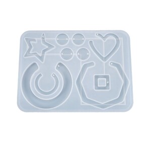 Epoxy resin mold DIY resin art jewelry making diy earring silicone mold