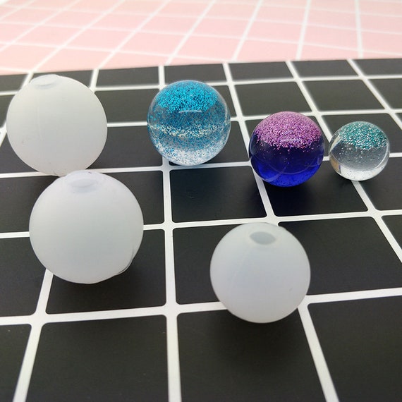 Epoxy Resin Molds Balls Jewelry  Ball Silicone Mold Making Resin