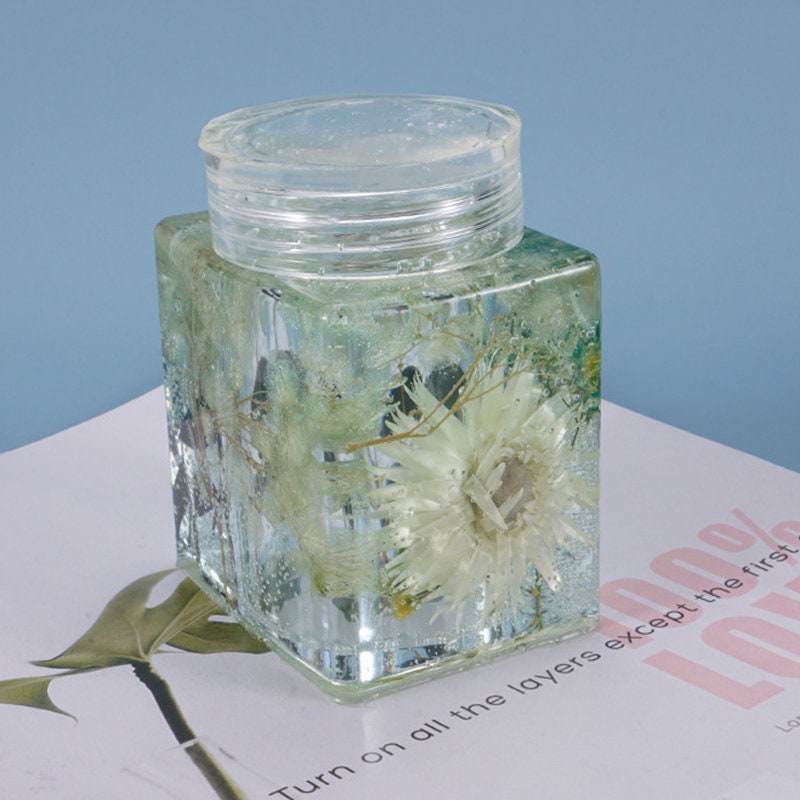 2x Epoxidharz Aufbewahrungsbox Formen - Silikon Form Für Schmuck & Deko 11x6.5cm