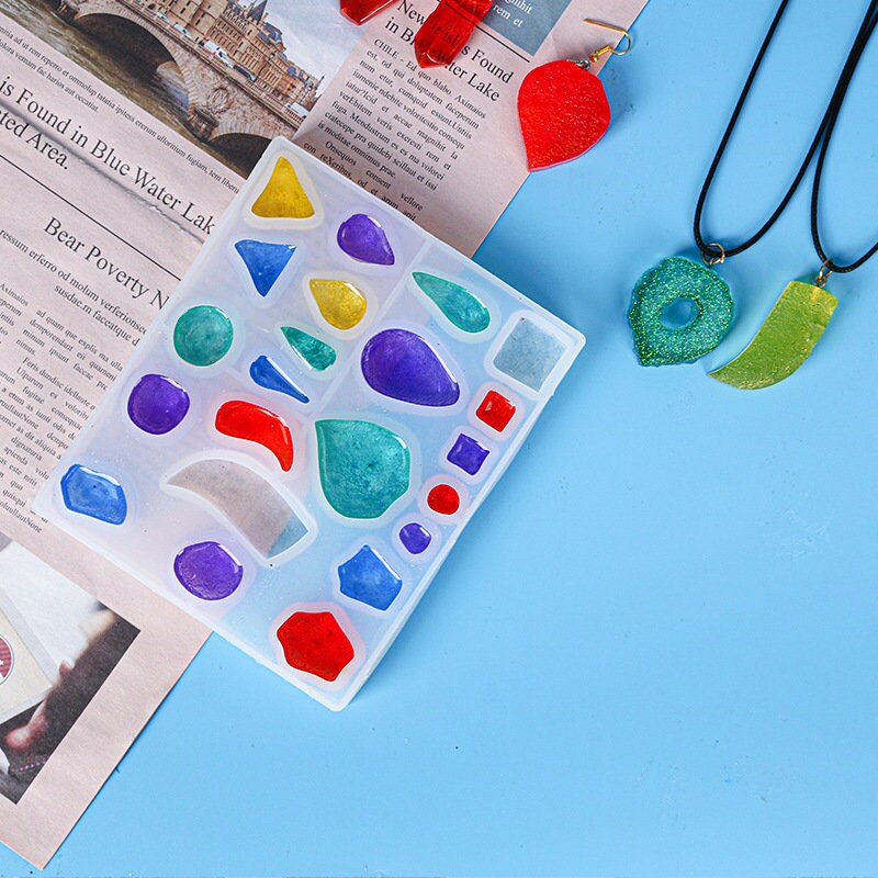 3x Ohrring-Formen Aus Silikon Für Epoxidharz – Perfekt Für DIY-Schmuck & Mehr