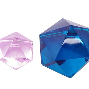 Moldes de bricolaje de resina epoxi, especímenes de flores secas, adornos de ámbar, pirámide hexagonal de sección grande y moldes de silicona de rombo