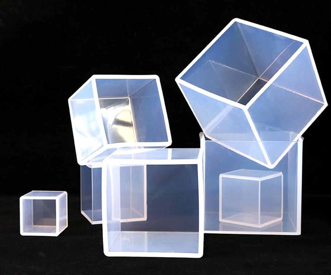 4 Inch Cube Silicone Molds, Epoxy Resin Art Casting - Etsy