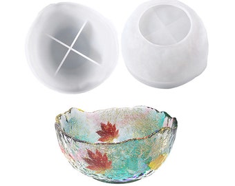 Bowl Resin Mold, Silicone Tray Molds, Large Epoxy Resin Casting Irregular Bowl Mold for Fruit Plate,Jewelry Dish, Home Decoration