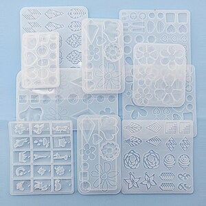 10 Pcs Earring Resin Molds necklace Pendant  Epoxy Resin Molds DIY Craft Mould for DIY Women Earrings, Resin Jewelry, Pendant Craft Supplies