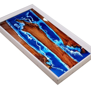 24Inch Charcuterie Board Resin Mold, Large Tray Mold Resin Table Mold Rectangle Silicone Molds, Cutting Board, Coffee Table Mold for DIY