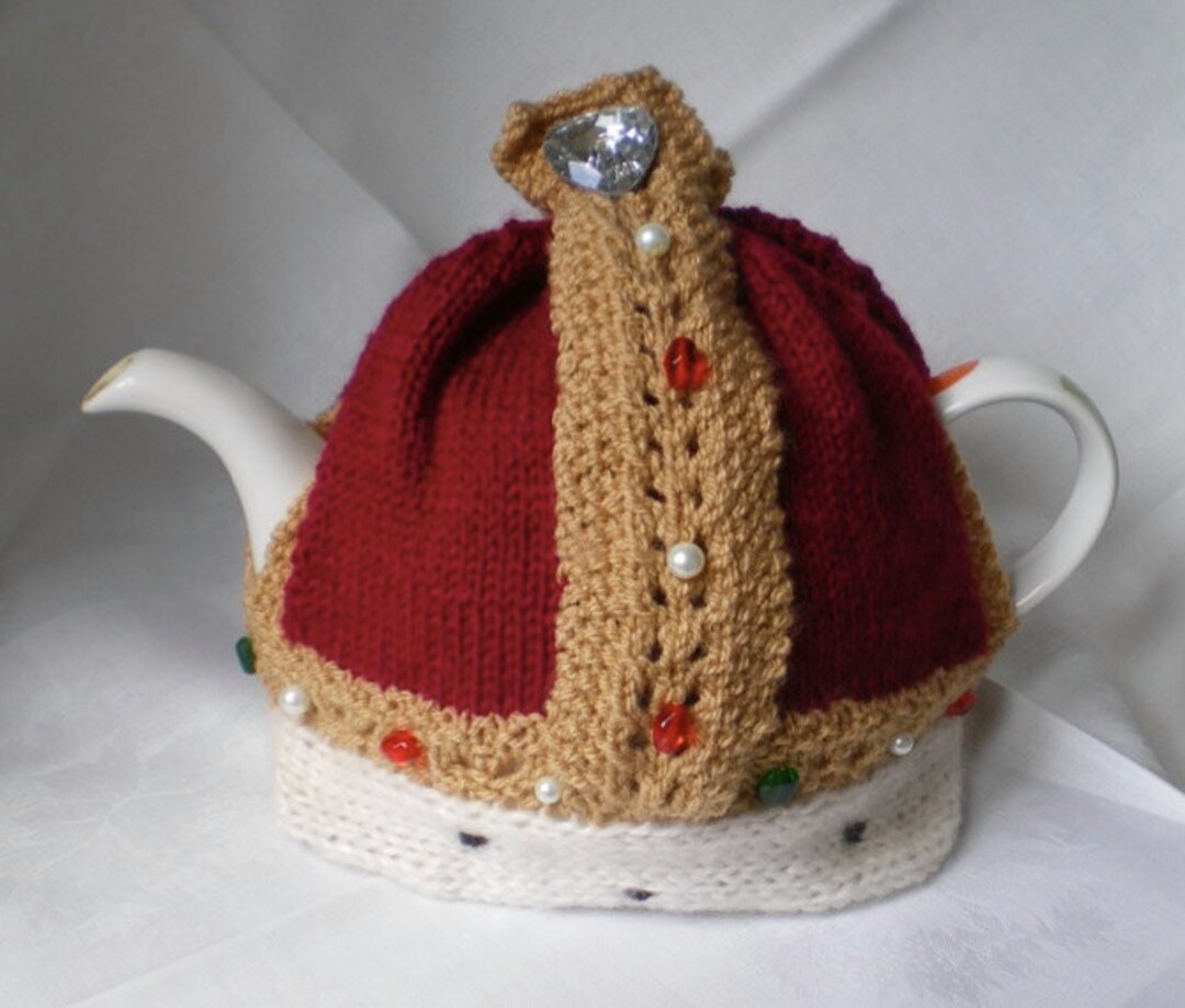 Crown Tea Cosy Pattern PDF Etsy UK