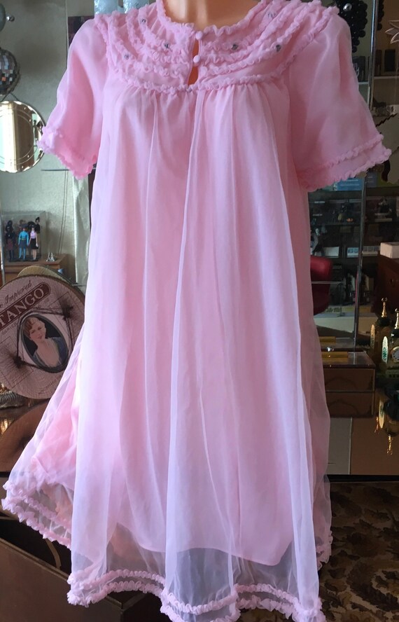 brushed nylon nightdress