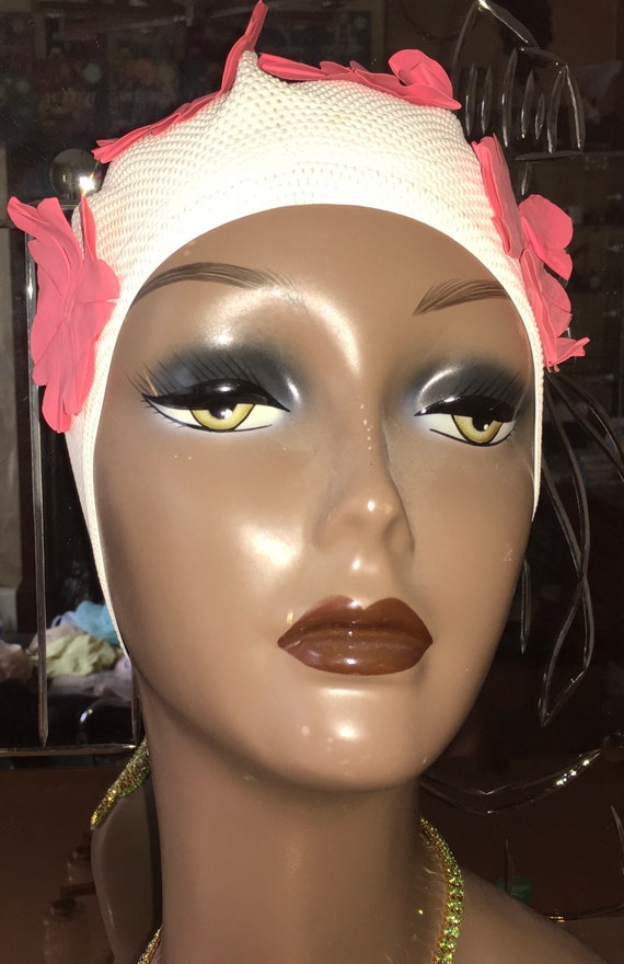 Kleinerts vintage 50 s rubber swim cap re - enact
