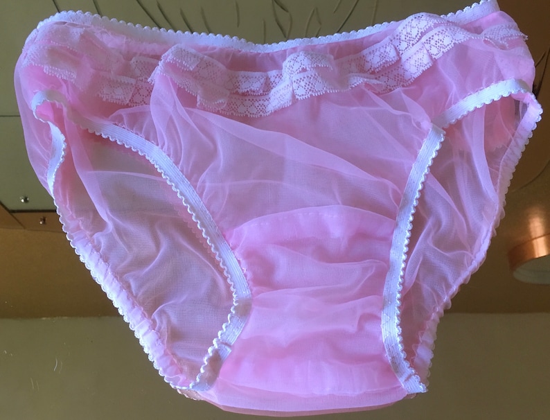 Sheer Nylon Burlesque Vintage Style Panties Burlesque Sissy Etsy