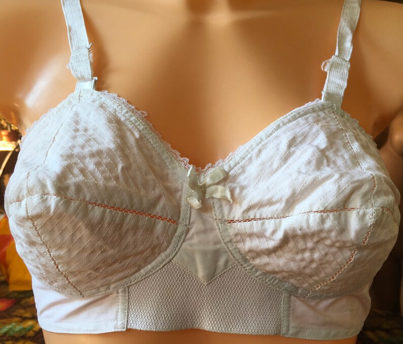 Four section spiral stitched bullet bra by Roulette sissy burlesque reenactment