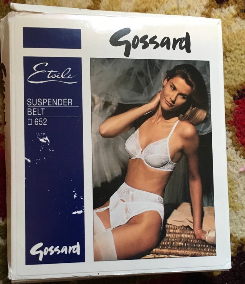 Gossard Etoile vintage garter belt peaches and cream