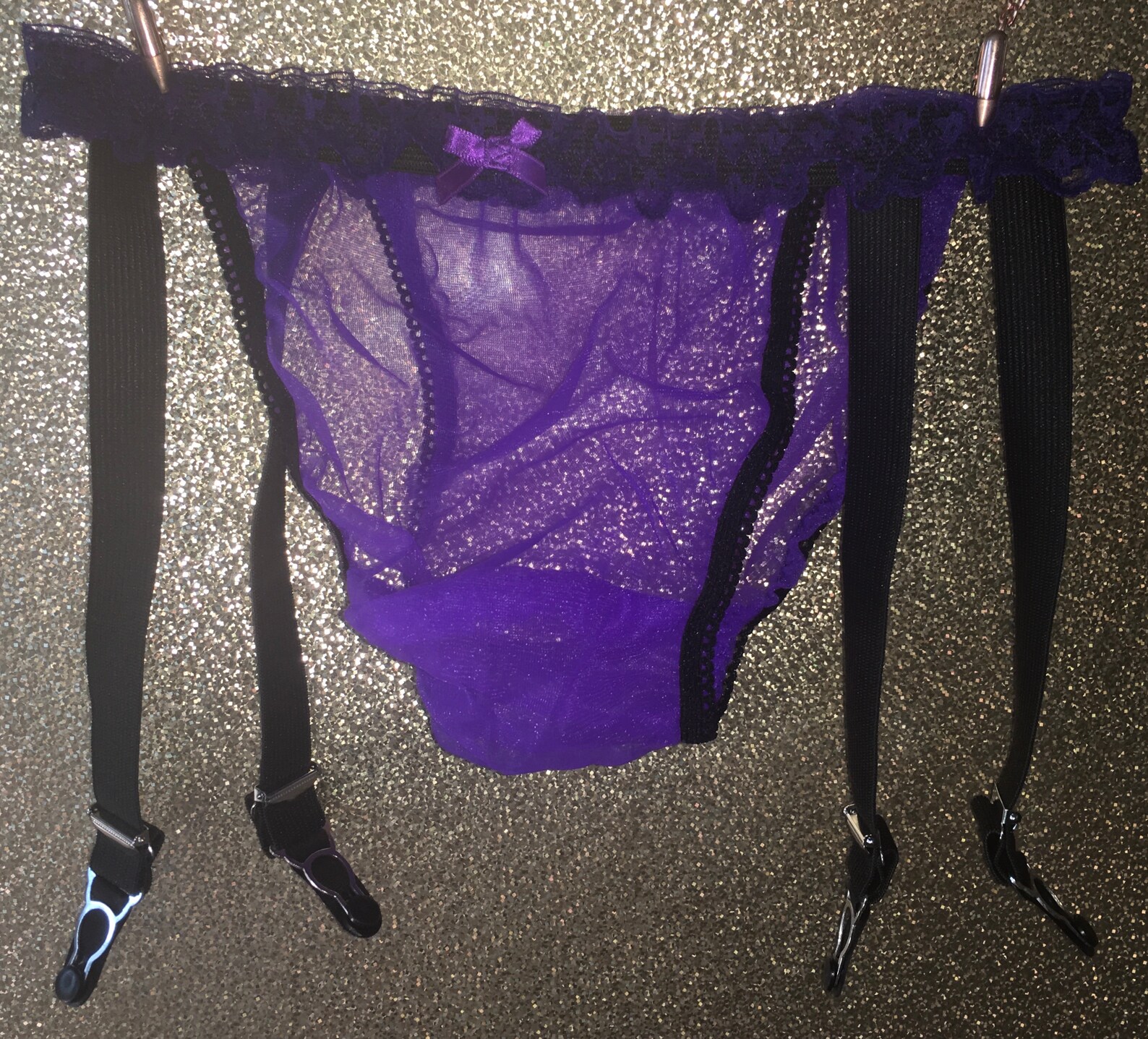 Garter Belt With Sheer Nylon Panties Sissy Burlesque Etsy