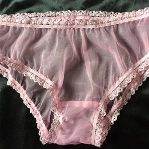 Sheer nylon panties vintage style sissy burlesque reenactment | Etsy