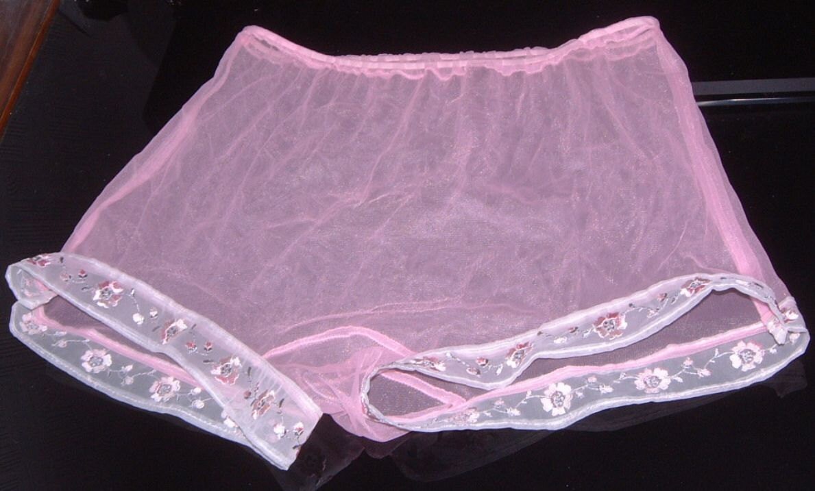 sheer nylon open leg panties vintage style mushroom crotch Etsy