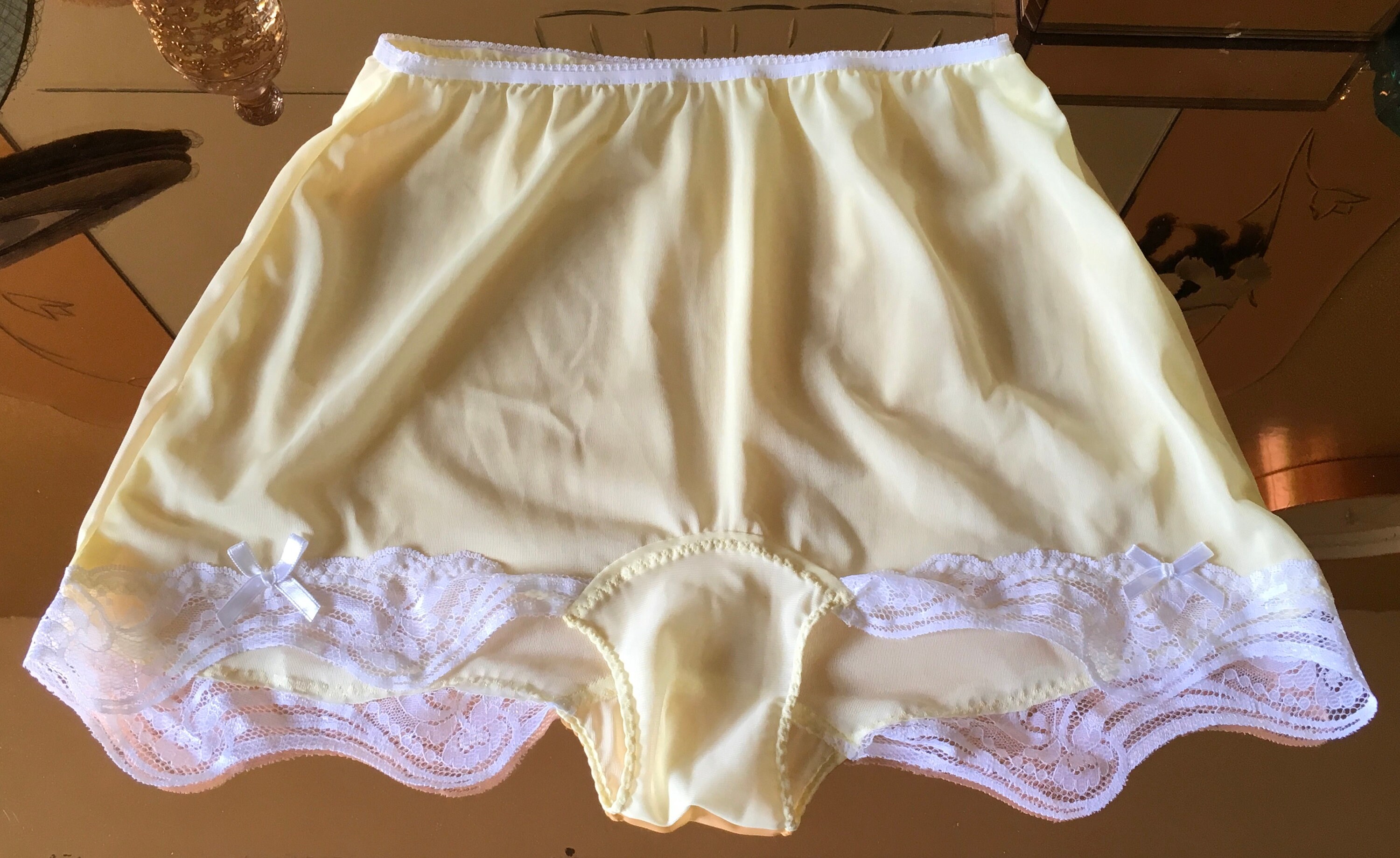 Semi sheer nylon panties retro vintage style open or closed Etsy