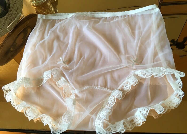 Sheer nylon lace tap panties sissy burlesque | Etsy