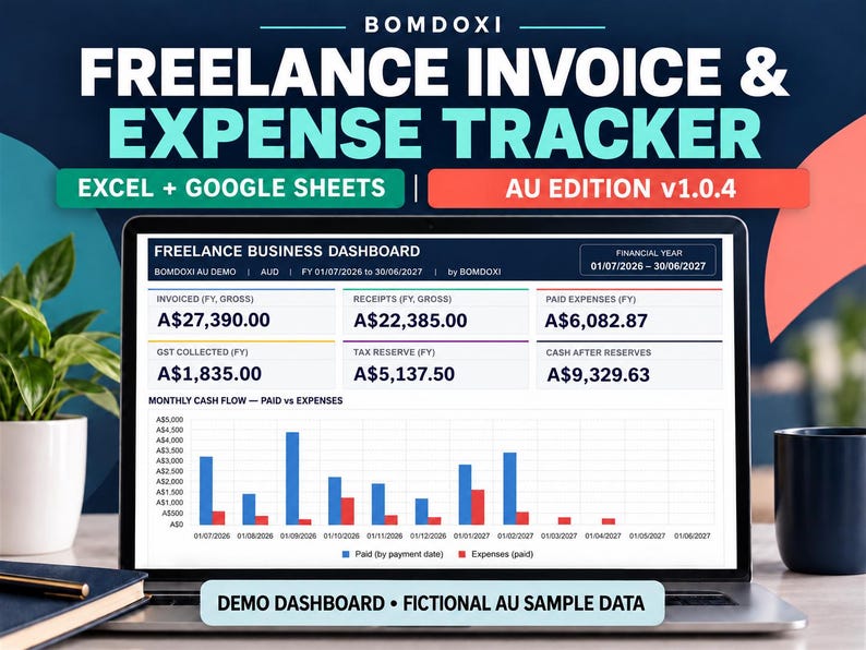 Freelance Invoice & Expense Tracker — Australia Edition