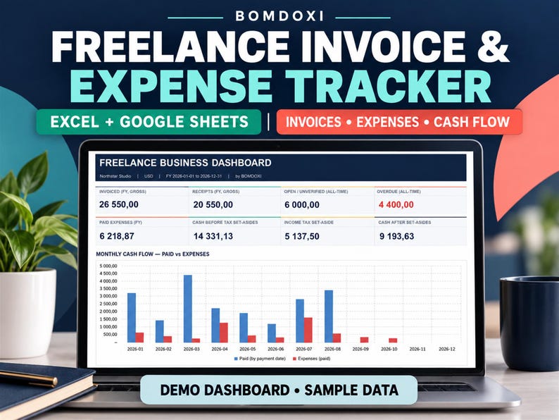 Freelance Invoice & Expense Tracker — U.S. Edition