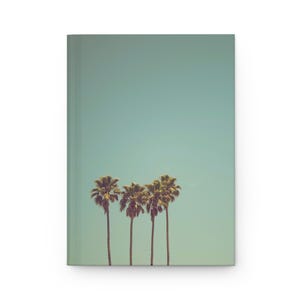 Tropical Palm Tree Beach Journal, Caribbean Gift, Travel Journal, Beach Journal, Matte Journal, Tropical Gift, Writers Gift, Author Gift