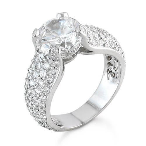Ladies Platinum engagement ring 1.33 ctw G-VS2 diamonds and a | Etsy