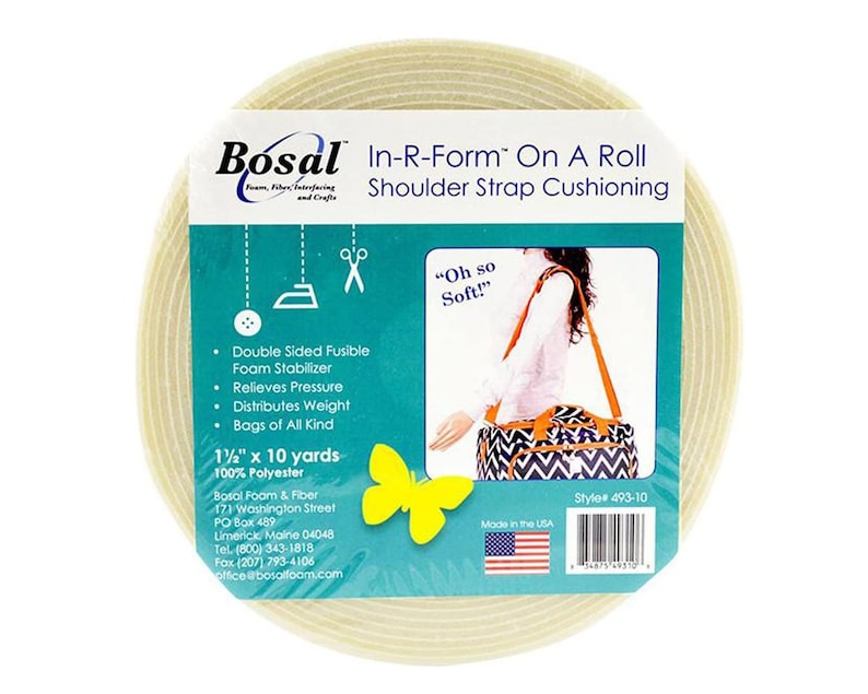Shoulder Strap Cushioning Bosal in R Form 1 or 1.5 x 10 Yards Double Sided Stabilizer image 2