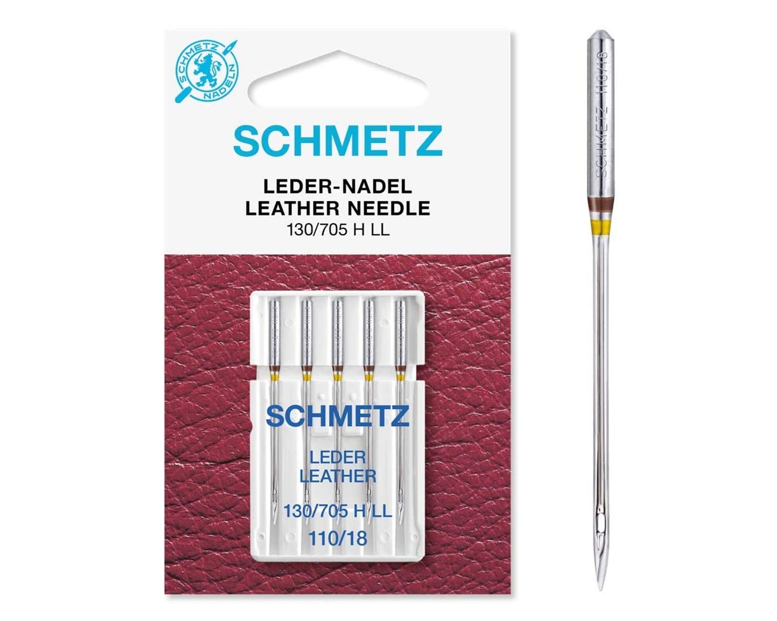 Leather Sewing Machine Needles Size 110/18 Needles Schmetz Etsy