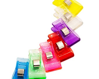 Wide Sewing Clips for Quilting, 33mm x 30mm Quilt Clips, 5/10/20 Fabric Clamps, Wonder Clips